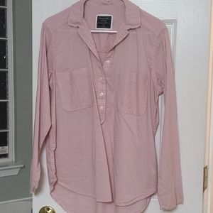 Abercrombie & Fitch Pink Popover Shirt